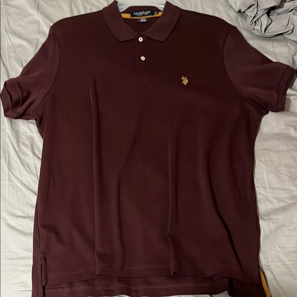 Ralph Lauren Brown Polo Shirt Classic Style